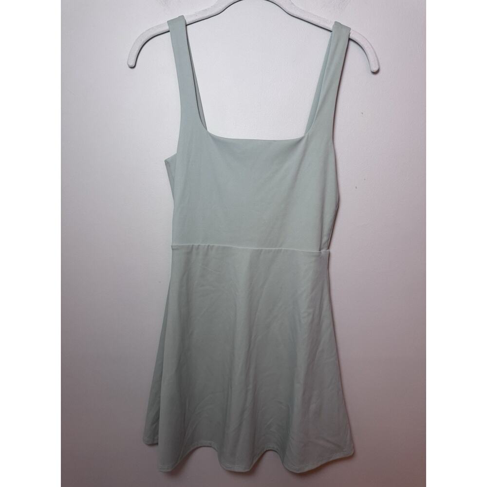 Elodie Women's Sage Mini Stretch Dress With Shorts Underneath XS/S NWT